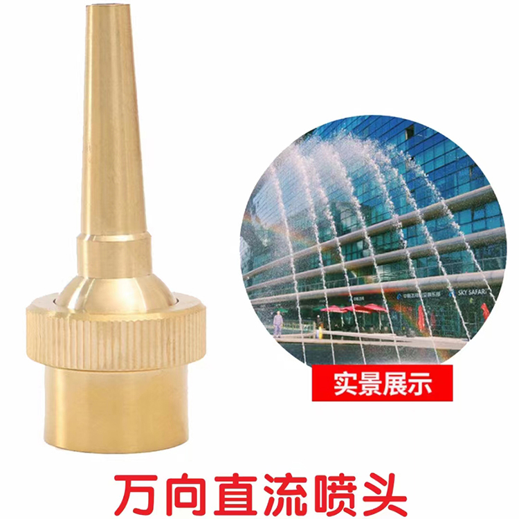 黃銅 萬(wàn)向直射噴頭