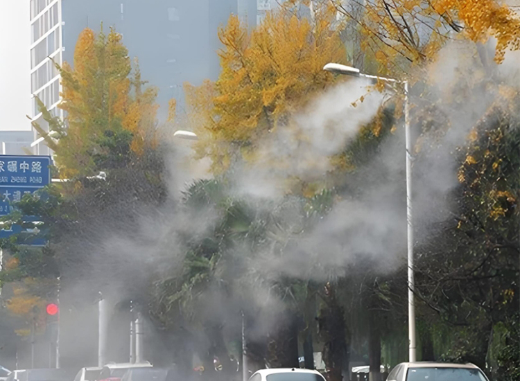 噴霧路燈-智慧城市道路噴淋除塵新設(shè)備